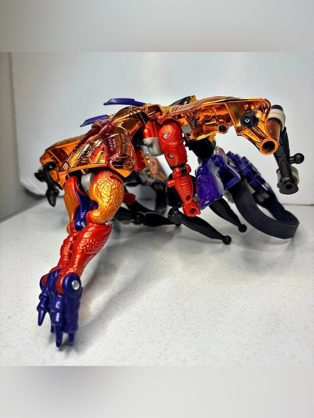 VTG Beast Wars Transformers Transmetals Rampage Action Figure Incomplete 1997 - Picture 5 of 14